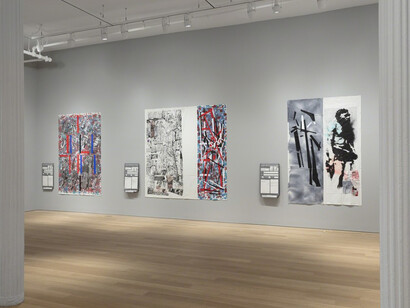 Eugenio Dittborn. Courtesy of Alexander and Bonin