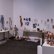 Keisuke Matsuoka, Le forme dell’umanità, exhibition view. Courtesy of Mattatoio di Testaccio