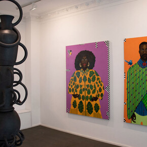 Verschiedene künstler, Roots, ausstellungsansicht. Mit freundlicher genehmigung der Luisa Catucci Gallery