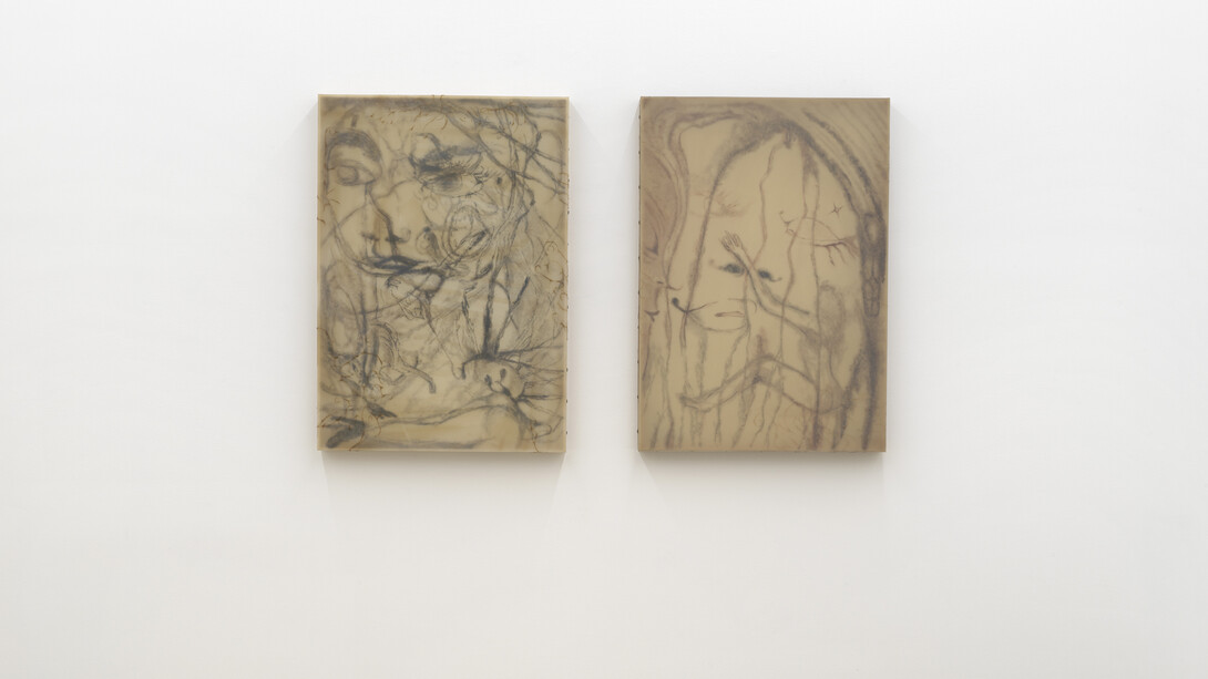 François Ghebaly, darling, your head’s not right, 2023, curated by Danica Lundy, installation view, photo by Dario Lasagni. Courtesy of François Ghebaly, NY