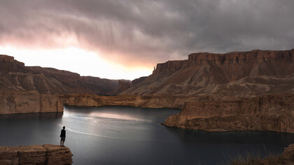 Band-e Amir National Park located in the Bamyan Province of central Afghanistan