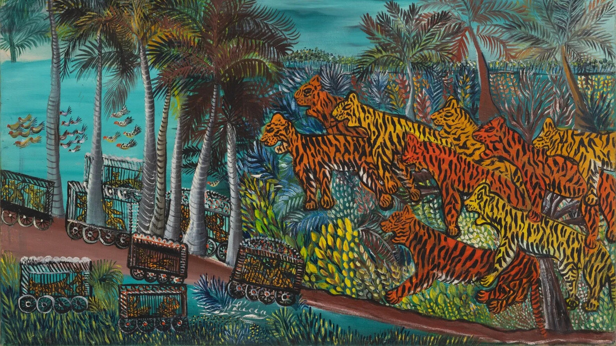 Lucia Wilcox, Calling for freedom (detail), 1946. Courtesy of Berry Campbell