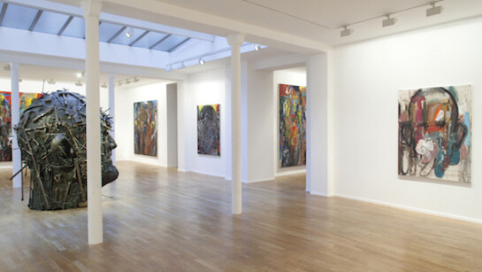 Jim Dine, Exhibition view. Courtesy of galerie Templon