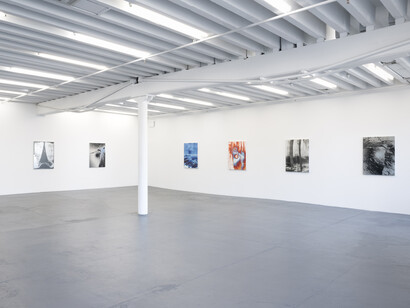 Eileen Quinlan, The Waves, installation shot, photo by Stephen Faught. Courtesy the artist and Miguel Abreu Gallery, New York
