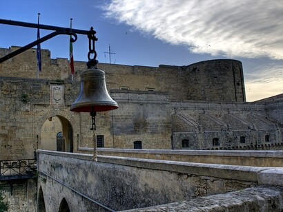 Castello Svevo di Brindisi, chiamato di "terra" dagli abitanti della città. Brindisi, Italia