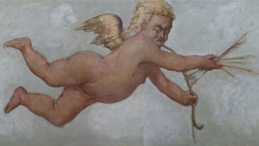 L’impuissance de l’amour, 2018	
HUILE SUR TOILE	
130 X 300 CM 
51 1/8 X 118 1/8 IN.	