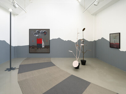 Thomas Zipp, Profondeville, ausstellungsansicht. Mit freundlicher genehmigung der Galerie Barbara Thumm