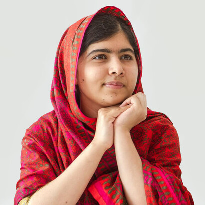 Malala Yousafzai began her activist work for children’s and women’s right to education in 2009