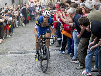 L'azione di Trentin sul muro