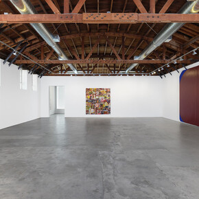 Al Held, Epic abstraction, exhibition view. Courtesy of James Fuentes