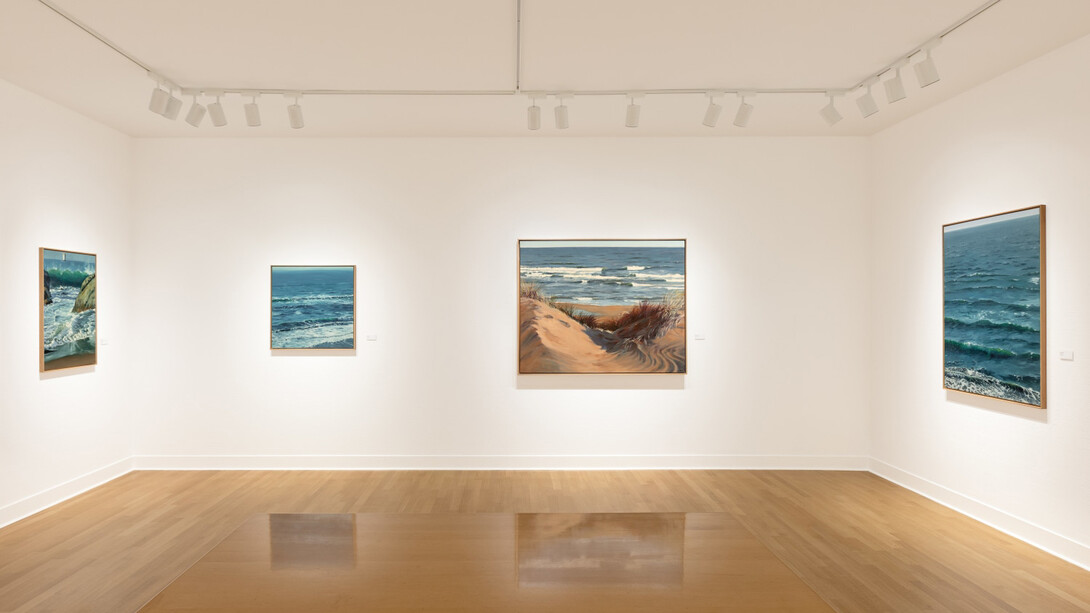 Eileen David, City and sea, exhibition view. Courtesy of Paul Thiebaud Gallery