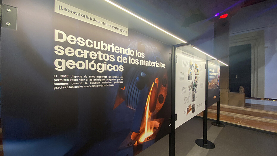 Geology and mining for the habitability of the planet, exhibition view. Courtesy of Casa de la Ciencia 