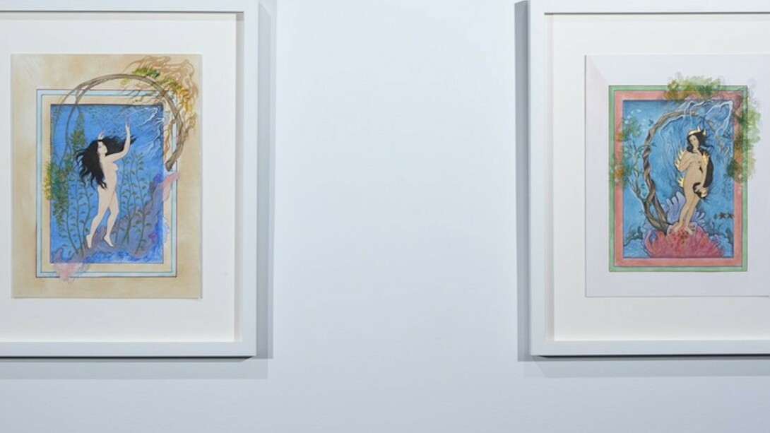 Hiba Schahbaz. Self Portraits, Exhibition view. Courtesy of Project For Empty Space