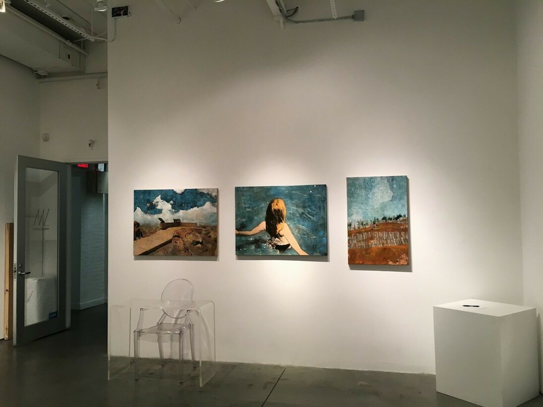 Kissing The Sun, Exhibition view. Courtesy of Massey Lyuben Gallery
