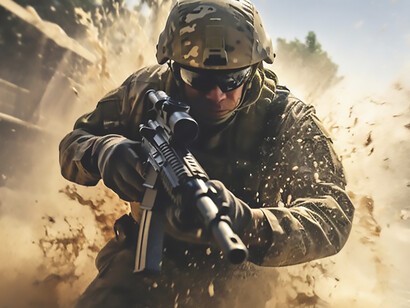 A young soldier grappling with the debilitating effects of PTSD