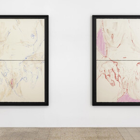 Gabrielle Goliath, Bearing, exhibition view. Courtesy of Galleria Raffaella Cortese