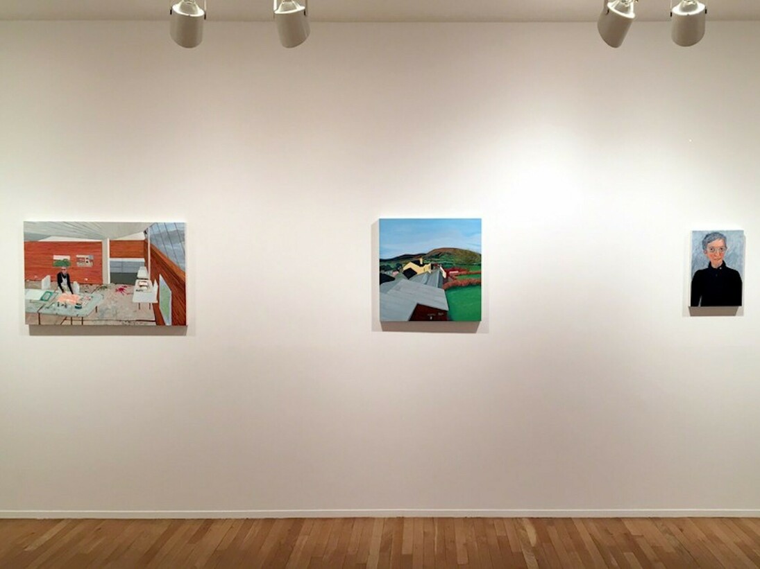 Sarah McEneaney, Exhibition view. Courtesy of Tibor de Nagy Gallery