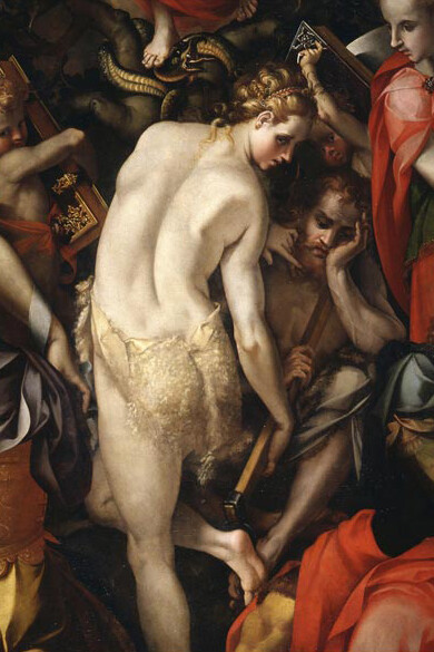 Carlo Portelli, Immacolata concezione, particolare, Firenze, Galleria dell'Accademia