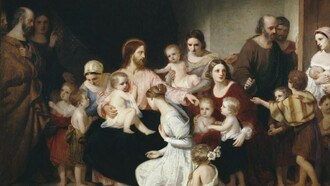 «Cristo bendiciendo niños», Charles Lock Eastlake (1793-1865)