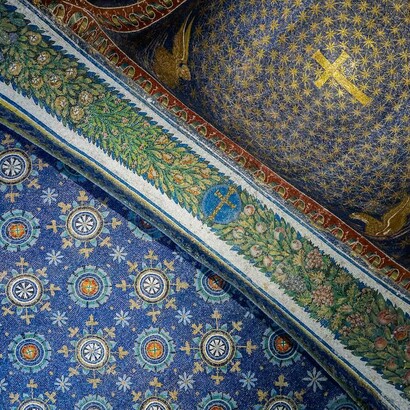 Mosaici, Mausoleo di Galla Placidia, Ravenna, Emilia-Romagna, Italia