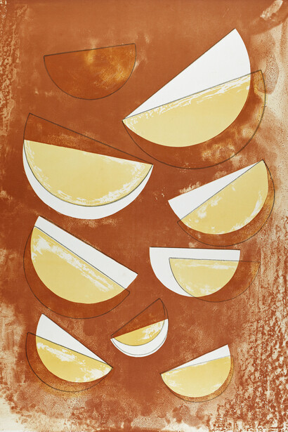 Barbara Hepworth, The Aegean Suite (Olympus), 1971, Lithograph on paper, Courtesy The Hepworth Wakefield