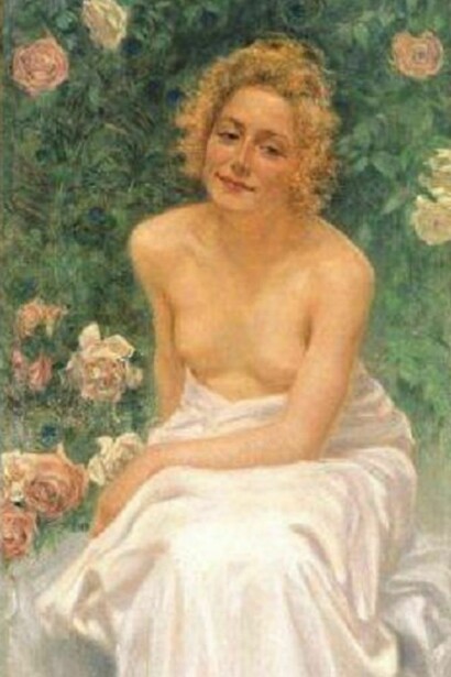 Il piacere da Giorgio Kienerk, L’enigma umano: il dolore, il silenzio, il piacere, 1900. Pavia, Musei Civici.