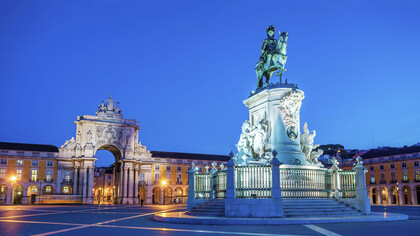 La praça do Comércio es una de las plazas más hermosas del mundo