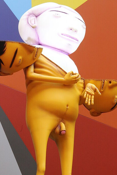 Esculturas en la exposición "Os Gemeos en la Pinacoteca", Pinacoteca del Estado de San Pablo, San Pablo, Brasil, 2020