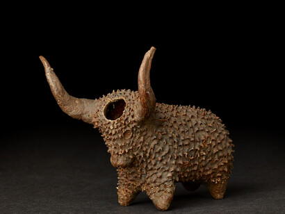 Xhosa Snuffbox in the shape of an ox, South Africa, Late 19th Century © The Trustees of the British Museum