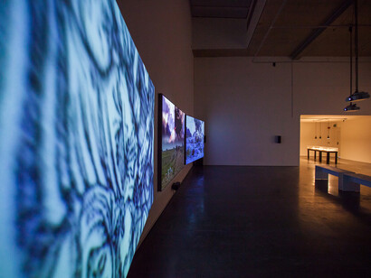 Keith Piper, Unearthing the Banker’s Bones, 2016, installation view at New Art Exchange. A 70th anniversary commission for Arts Council England with Bluecoat and Iniva. Photo credit: Bartosz Kali.