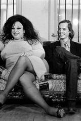 Divine and John Waters, ph by Christopher Makos