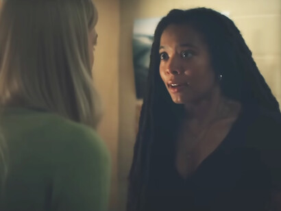 Jaz Sinclair as Marie Moreau, known for her role in the TV show 'Gen V,' brings her captivating talent and presence to the screen