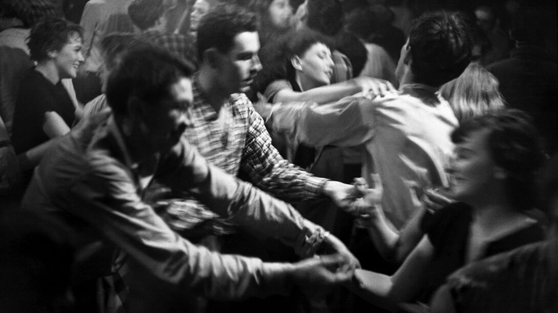 René Groebli, Tresterclub Zürich (#603) (detail), 1947. Courtesy of Bildhalle Gallery