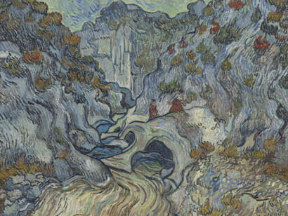 "The Cliff", Vincent Van Gogh (1889)
