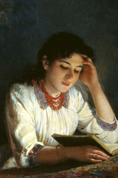 Tony Robert Fluery, Niña leyendo