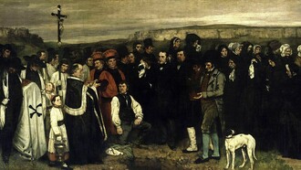 Gustave Courbet, Funerale a Ornans