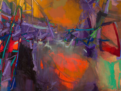 Brian Rutenberg, Uptergrove 2, 2024. Courtesy of LewAllen Galleries