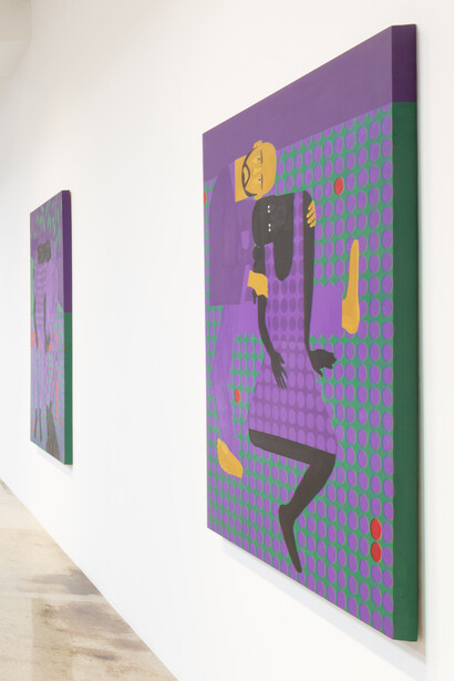 Jon Key, Lean on me, installation view. Courtesy of Steve Turner
