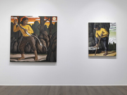 Tang Shuo, My garden, exhibition view. Courtesy of Steve Turner Gallery