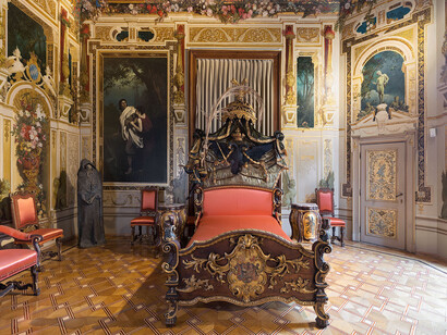 Hermesvilla, Ausstellungansicht. Mit freundlicher Genehmigung des Musa Museums