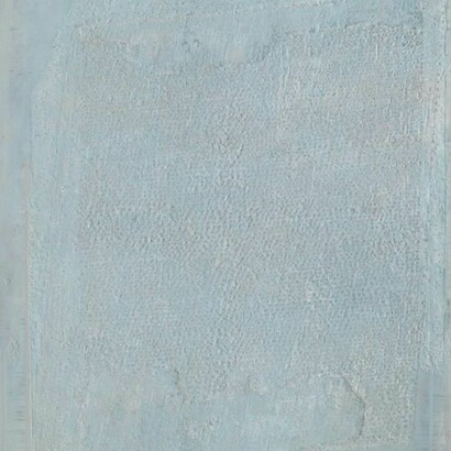 Jessica Dickinson, Of/How, 2013, Oil on limestone polymer on panel, 54 x 48 in. (137.16 x 121.92 cm)