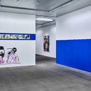 Amy Sillman, Oh, clock! (Teil 1), Ausstellungsansicht. Mit freundlicher Genehmigung des Kunstmuseum Bern