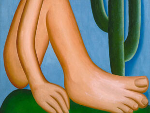 Tarsila do Amaral. Abaporu, 1928. Colección MALBA, Museo de Arte Latinoamerican de Buenos Aires. © Tarsila do Amaral Licenciamentos.