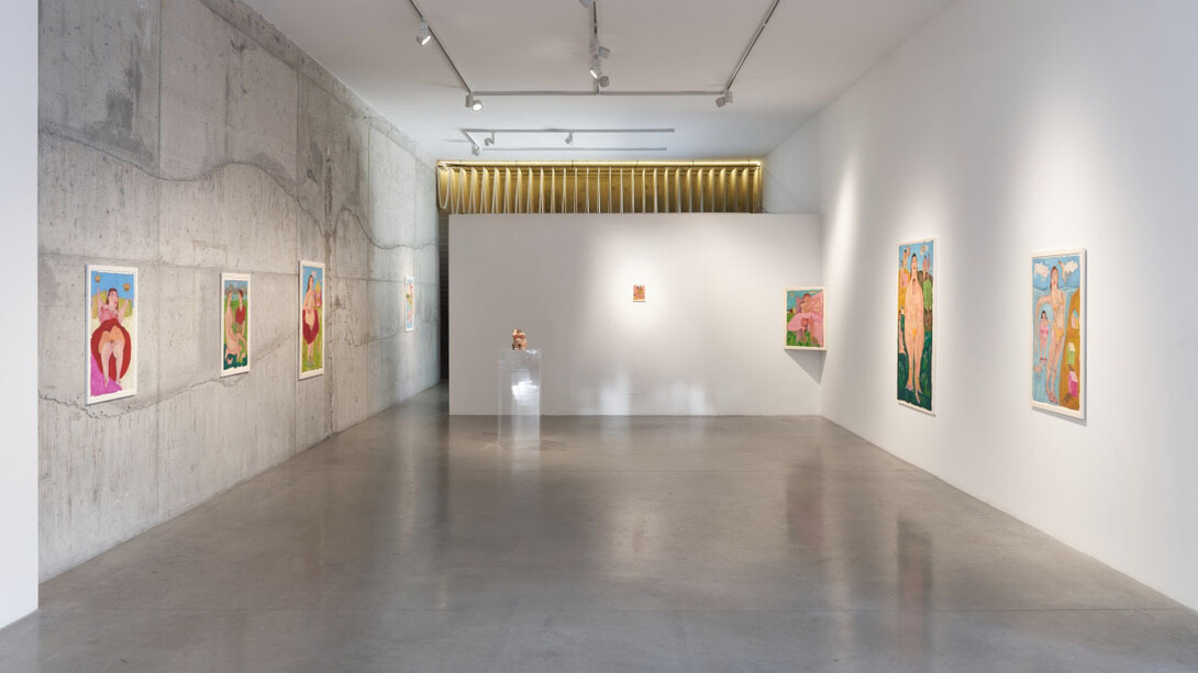 Francesca Perrone, In raw skin I see you fade, exhibition view. Courtesy of Prometeo Gallery