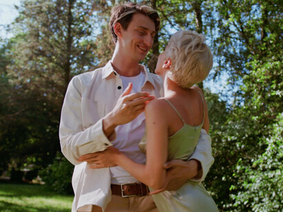 Wrapped in each other's embrace, they experience the powerful rush of emotions that only love can ignite