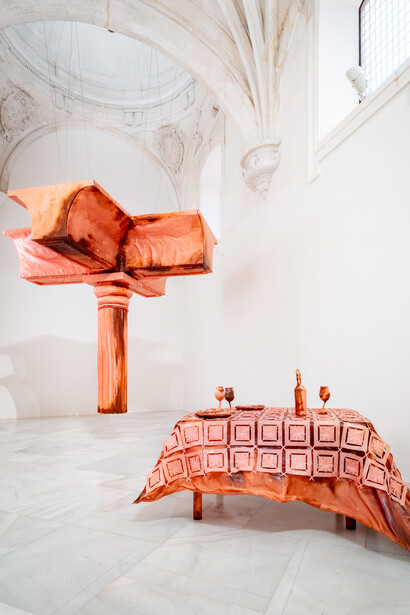 Sandra Poulson, Donde el polvo respira, vista de exhibición. Cortesía del Centro Andaluz de Arte Contemporáneo