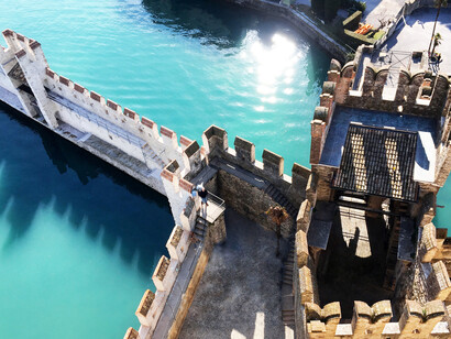 Le mura del Castello Scaligero