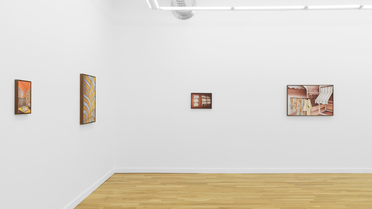Alexandra Barth, The awnings, exhibition view. Courtesy of Document Gallery