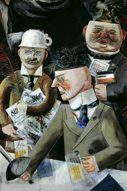 George Grosz, The Pillars of Society (1926)