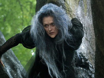 Meryl Streep nella Strega Cattiva